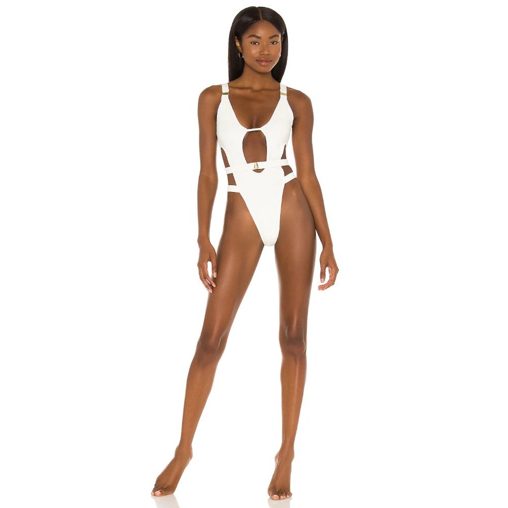 Michael Costello x REVOLVE Domico One Piece in White